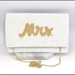 Beaded Mrs Clutch
